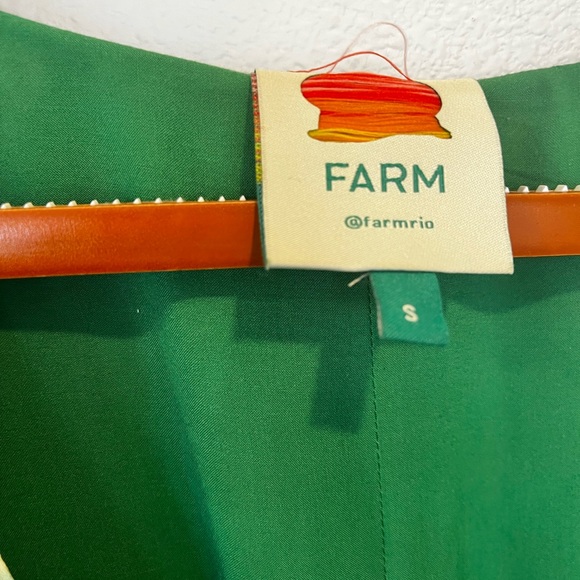 Farm Rio papayas and ginger wrap dress Small - Picture 4 of 5